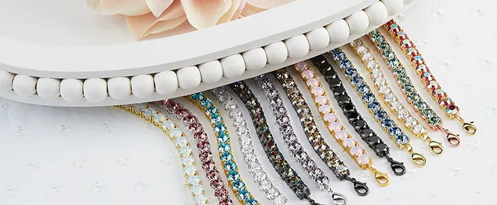 Colorful Bracelet layed out flat